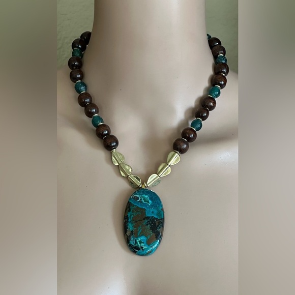 20-1/2 inch Mixed Bead Necklace NWOT - Picture 1 of 14